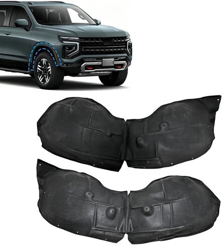 قطعتان من بطانات الرفارف الداخلية الأمامية من SecosAutoparts متوافقة مع شيفروليه سوبربان تاهو 2021 2022 2023 2024 # 84856823، 84856824 in Kuwait