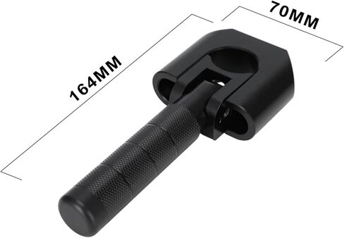 7/8 "-1.25" الطريق السريع Footpegs مغامرة القدم أوتاد DR650 Tenere 700 KLR 650 TW200 XR650L CRF300L 390 790 890 1290 V-storm ADV المزدوج دراجة نارية رياضية الترابية حفرة الدراجة CNC طوي قبضة قوية أسود in Kuwait