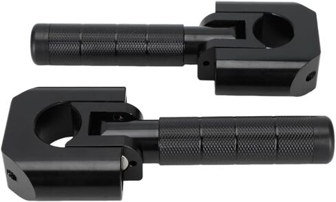 7/8 "-1.25" الطريق السريع Footpegs مغامرة القدم أوتاد DR650 Tenere 700 KLR 650 TW200 XR650L CRF300L 390 790 890 1290 V-storm ADV المزدوج دراجة نارية رياضية الترابية حفرة الدراجة CNC طوي قبضة قوية أسود in Kuwait