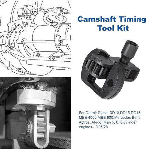 for Detroit Diesel DD13 DD15 DD16 Engine Camshaft Timing Tool TDC Locating Pin Brake Adjustment Tool Barring Tool Fuel Line Socket Replace W47058090900 W470589104000 in Saudi Arabia