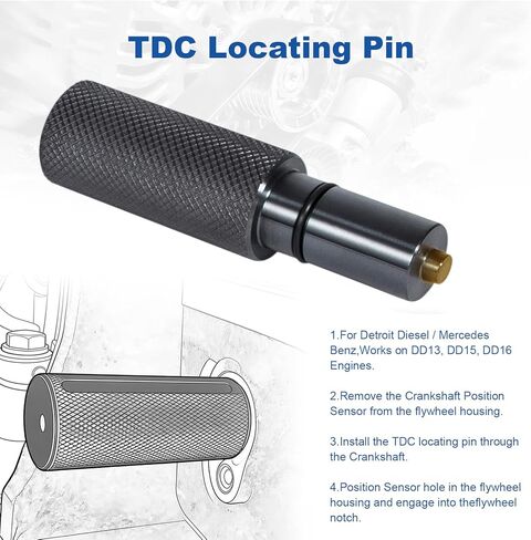for Detroit Diesel DD13 DD15 DD16 Engine Camshaft Timing Tool TDC Locating Pin Brake Adjustment Tool Barring Tool Fuel Line Socket Replace W47058090900 W470589104000 in Saudi Arabia