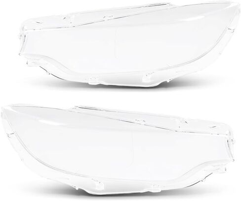 غطاء عدسة المصباح الأمامي G-PLUS متوافق مع BMW 4-Series F32 F33 F36 2018-2020 Fit BMW M4 F82 F83 2018-2020 غطاء عدسة المصباح الأمامي الأيسر والأيمن شفاف in Kuwait