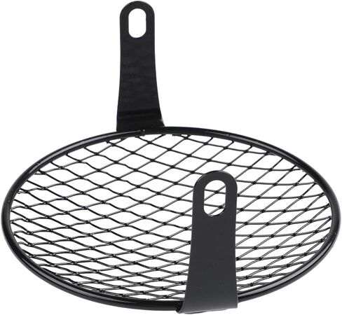 7 Inch Motorcycle Headlight Mesh Grill Cover Protector Guards with Square Metal Retro Style for 7 Inch Headlamp Side Mount 8mm-10mm Bolt Distance(Rhombus) in Saudi Arabia