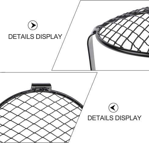 7 Inch Motorcycle Headlight Mesh Grill Cover Protector Guards with Square Metal Retro Style for 7 Inch Headlamp Side Mount 8mm-10mm Bolt Distance(Rhombus) in Saudi Arabia