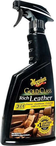 Meguiar's Rich Leather Spray, 6 Pack (6 x 15.20 oz = 91.20 oz Total) Automotive Leather Cleaner and Conditioner, 3-in-1 Clean Condition Protect for Car Seats and Interior in Cars Trucks and SUVs in Kuwait