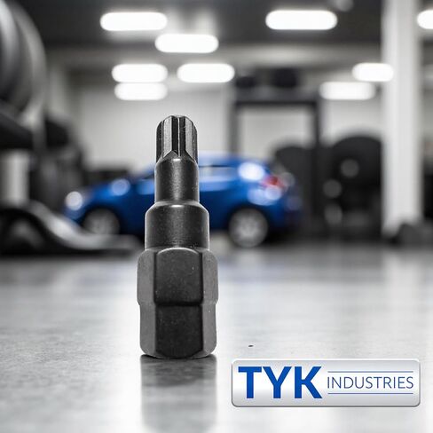 8 Point Star Tuner Lug Nut Socket AdapterTool Key Fits Small (13mm Wide) Female Lugs by TYK Industries in Kuwait