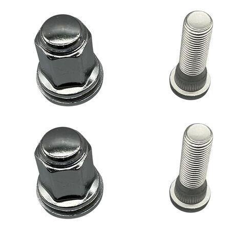 4PCS M12x1.5 Thread Chrome Lug Nut Kit Replacement for Toyota & Lexus Models: Corolla, Camry, RAV4, Avalon, Sienna, 4Runner, Land Cruiser, GS350, GX460, ES300, SC400, tC Cone Seat Acorn Style Nuts in Saudi Arabia