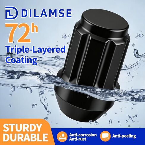 20pcs 12x1.5 Spline Lug Nuts Fit for Honda Accord Civic CRV Pilot Odyssey Element & Ford Escape Fusion Focus Closed End Aftermarket Tuner Lugnuts with 1 Socket Key fit 5 Lug Wheel in Saudi Arabia