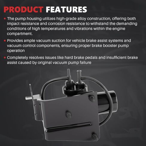 904-214 Electric Vacuum Pump Compatible with Ford Excursion F250 F350 F450 F550 Super Duty 1999-2007 Dodge Ram 2500 3500 2003-2004 Replace 4C3Z2A451BA 6C3Z2A451A in Saudi Arabia