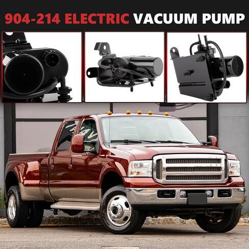 904-214 Electric Vacuum Pump Compatible with Ford Excursion F250 F350 F450 F550 Super Duty 1999-2007 Dodge Ram 2500 3500 2003-2004 Replace 4C3Z2A451BA 6C3Z2A451A in Saudi Arabia