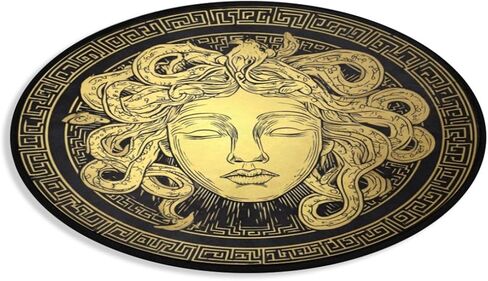 Round Non-Slip Area Rugs/Slip Floor Rug 36.2X 36.2 in Indoor Room Decorative Rugs Carpet for Living Room Bedroom in Saudi Arabia