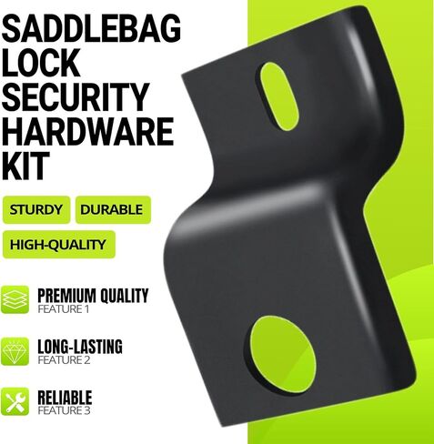 Motorcycle Saddlebag Lock Security Hardware Mounting Bracket Kit for Harley Touring Road King Street Glide Electra Glide Road Glide 1999-2007 in Saudi Arabia