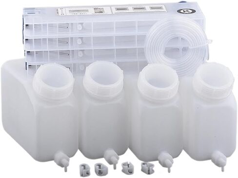 Ink Cartridge CISS Auto Refill Bulk Continuous Ink Supply System Compatible with Roland Mimaki Mutoh and Other Printer in Saudi Arabia