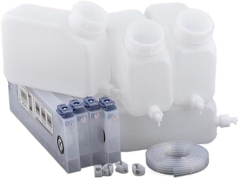 Ink Cartridge CISS Auto Refill Bulk Continuous Ink Supply System Compatible with Roland Mimaki Mutoh and Other Printer in Saudi Arabia