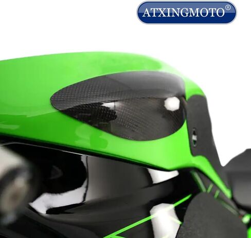 Compatible with Kawasaki ZX-6R 636 2008 09 10 11 12 13 14 15 16 17 18 19 20 21 22 23 24 25 2026 Fuel Tank Guard Oil Tanks Protective Cover Carbon Fiber Prevent Scratches Modification Parts in Kuwait