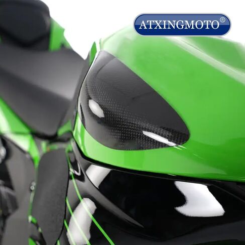 Compatible with Kawasaki ZX-6R 636 2008 09 10 11 12 13 14 15 16 17 18 19 20 21 22 23 24 25 2026 Fuel Tank Guard Oil Tanks Protective Cover Carbon Fiber Prevent Scratches Modification Parts in Kuwait