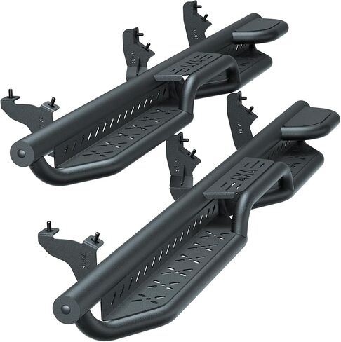 Running Boards Fit for 2021-2026 Ford Bronco 4-Door, Drop Style Heavy Duty Steel Side Steps, Non-Slip Nerf Bars (2 PCS, Not for Bronco Sport) in Saudi Arabia