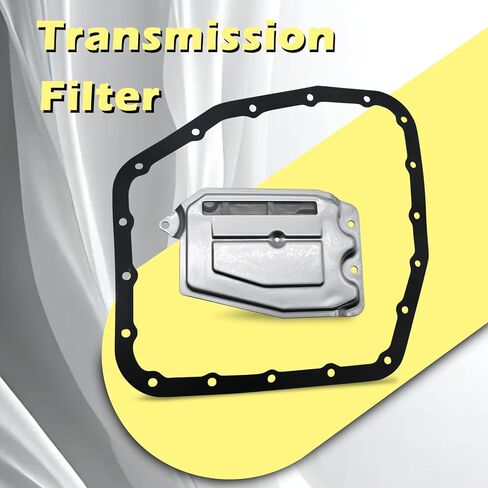 A245E A246E A247E Automotive Trans Transmission Filter Kits Oil Pan Gasket L4 1.8L Compatible with Pontiac Toyota Corolla Vibe Matrix 03-08 Replaces 94840882 94849051 94850882 in Kuwait