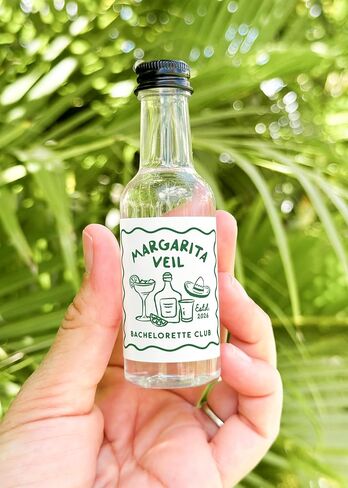 Margarita Veil Bachelorette Party Liquor Labels - Whimsical Margarita Bachelorette, Mexico Bachelorette, Margs Party Favor, Tequila Stickers in Saudi Arabia