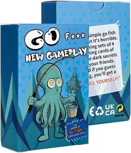 for Go Fish Yourself Card Game-2026 Hilarious Fish-Themed Party Game for Adults, Interactive Fun for 2+ Players, Perfect Gag Gift for Friends & Family Game Night in Saudi Arabia