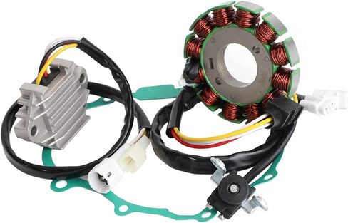Topteng Generator Stator Regulator Rectifier & Gasket Fit for Yamaha WR250F 2003-2006, 5UM-81410-00, 5UM-81410-09, 5UM-81410-10, 5UM-81410-20 in Kuwait