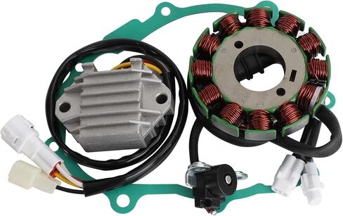 Topteng Generator Stator Regulator Rectifier & Gasket Fit for Yamaha WR250F 2003-2006, 5UM-81410-00, 5UM-81410-09, 5UM-81410-10, 5UM-81410-20 in Kuwait