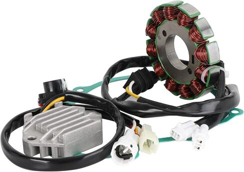 Topteng Generator Stator Regulator Rectifier & Gasket Fit for Yamaha WR250F 2003-2006, 5UM-81410-00, 5UM-81410-09, 5UM-81410-10, 5UM-81410-20 in Kuwait