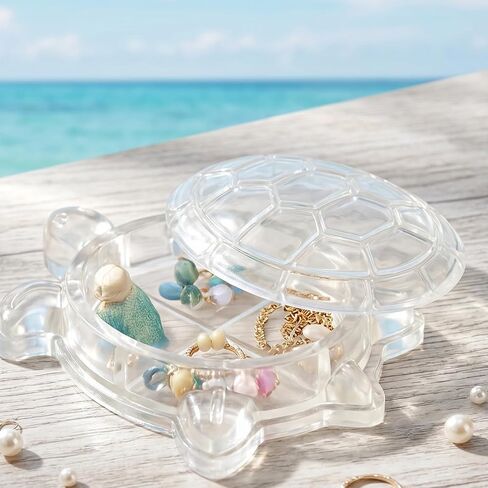 Turtle Resin Mold, Turtle Box Resin Mold with Lid, 3D Animal Silicone Molds Storage Container Molds for Epoxy Resins, Concrete, Clay, Jewelry Trinket Candy Holder, DIY Craft Art Home Decor in Saudi Arabia