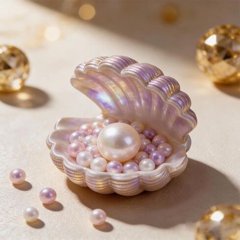 Mini Seashell Box Resin Molds,3D Shell Shape Storage Container Box Silicone Molds for Epoxy Resin Concrete Ocean Jewelry Stand Storage Box for Organizing Rings, Necklaces, Earrings in Saudi Arabia