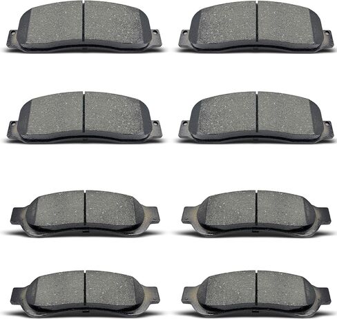 Front Rear Ceramic Brake Pads 8 Pieces Set fit for for 2007-2012 ford F-250 Super Duty,for 2005-2011 ford F-350 Super Duty in Kuwait