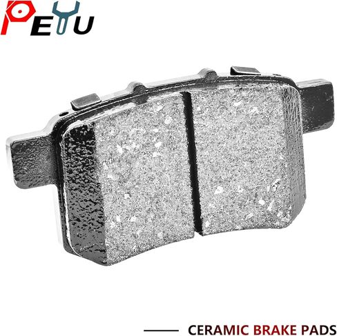 مكابح قرصية سيراميك أمامية وخلفية لسيارة 2010-2012 Honda Accord EX/EX-L، لـ 2011-2014 Acura Tsx 8 قطع جانب السائق والراكب D1451-D1506 in Kuwait