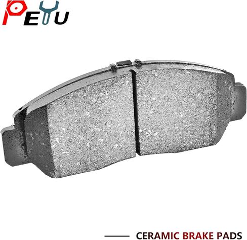 مكابح قرصية سيراميك أمامية وخلفية لسيارة 2010-2012 Honda Accord EX/EX-L، لـ 2011-2014 Acura Tsx 8 قطع جانب السائق والراكب D1451-D1506 in Kuwait