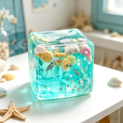 2Pcs Ice Cubes Stress Balls, Ice Cubes Marine Shells Squishies Toy, Soft Slow Rise Soft Stress Relief Sensory Toy, Squeeze Ball Hand Toys, Stretchy Fidgets Toyss in Saudi Arabia