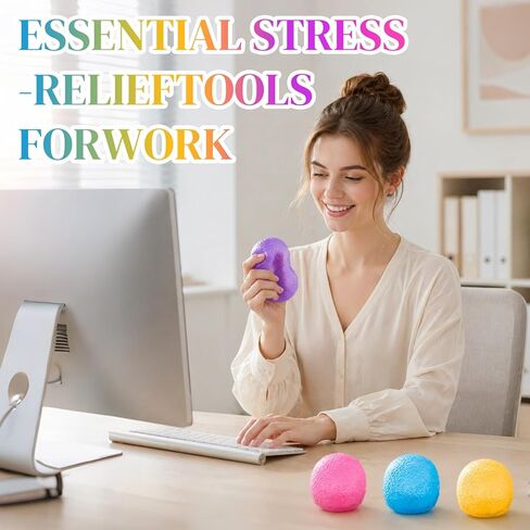 Gumdrop Squeeze Squishies، كرات ضغط مربعة لامعة بطيئة الارتفاع، ألعاب تململ حسية للبالغين، تخفيف القلق، سحب وتمديد ألعاب إسفنجية (أزرق) in Saudi Arabia