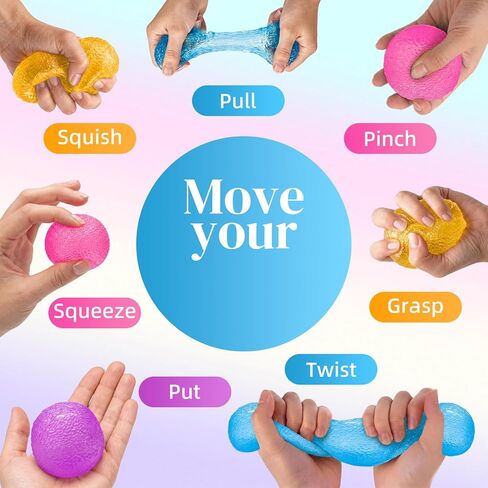 Gumdrop Squeeze Squishies، كرات ضغط مربعة لامعة بطيئة الارتفاع، ألعاب تململ حسية للبالغين، تخفيف القلق، سحب وتمديد ألعاب إسفنجية (أزرق) in Saudi Arabia