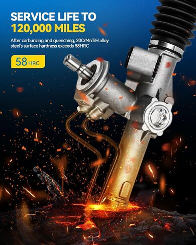 PHILTOP Hydraulic Power Steering Rack and Pinion Compatible for 2010-2013 Transit Connect Replace 222108 in Kuwait