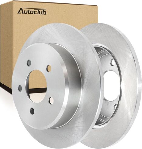 AUTOCLUB 11.42" Brake Rotors Rear for 2000 2001 2002 2003 2004 2005 2006 2007 Dodge Caravan, 1997-2000 2001 2002 2003 2004 2005 2006 2007 Grand Caravan Chrysler Town & Country Brakes, Replacement in Kuwait
