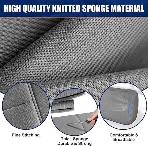 Seat Cover Replacement for 2005-2013 Kubota RTV 900/RTV900-XD3C/RTV 1100, Heavy Duty Knitted Fabric Front Seat Cover, Custom Fit Seat Protector in Saudi Arabia