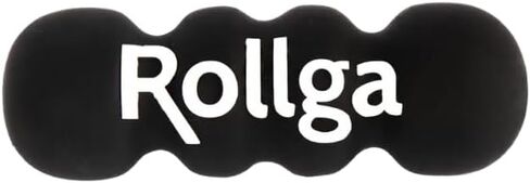 Rollga Micro Hand & Foot Roller for deep tissue massage and trigger point release, solid rubber, black color in Saudi Arabia