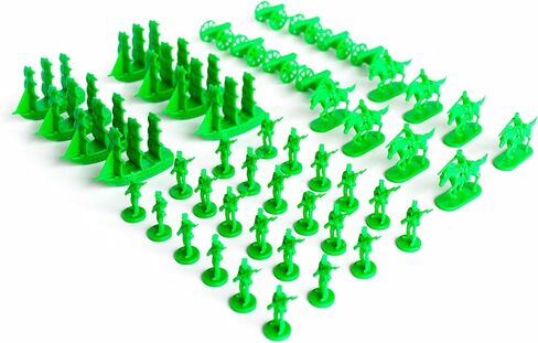 Morrison Games Napoleonic & Civil War Military Miniatures (Green): Plastic Toy Soldiers Set: Infantry, Cavalry, Artillery, Ships in Saudi Arabia