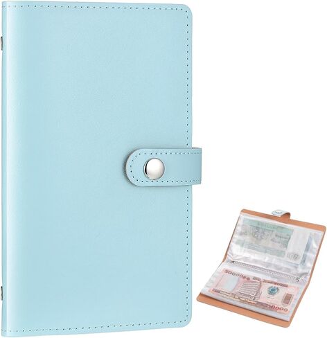 100 Envelopes Money Saving Challenge, Savings Challenges Book with Envelope Budget Binders Envelopes Back to School Supplies Challenge Saving Binder Successfully Reach Your Savings Goals (Blue) in Kuwait