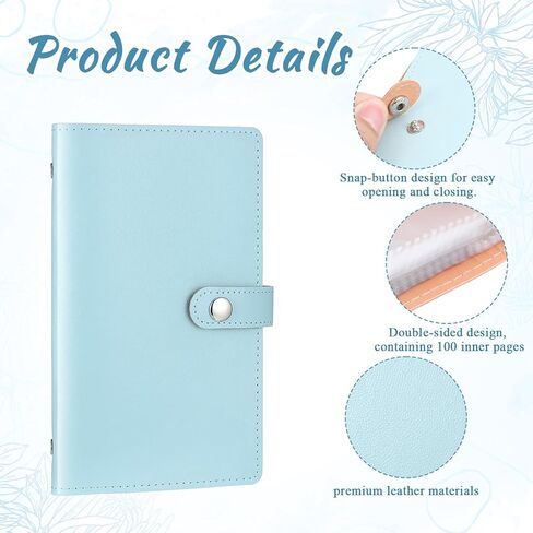 100 Envelopes Money Saving Challenge, Savings Challenges Book with Envelope Budget Binders Envelopes Back to School Supplies Challenge Saving Binder Successfully Reach Your Savings Goals (Blue) in Kuwait