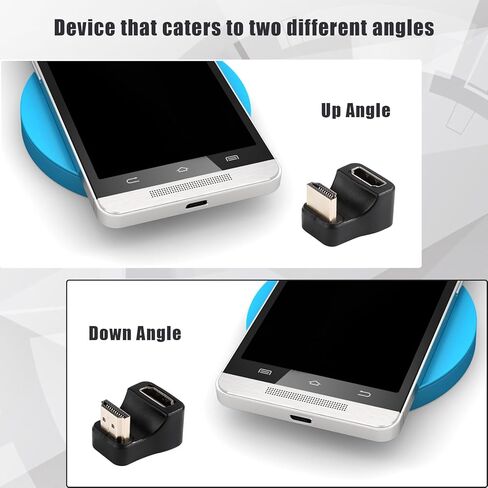 Foldable Portable Monitor Stand with 2pcs 180 Degree Adapters 2pcs 90 Degree USB C U Shape Adapters for Mini Travel Screen/Tablet Holder/Mount 5-in-1 Accessories Kit in Kuwait