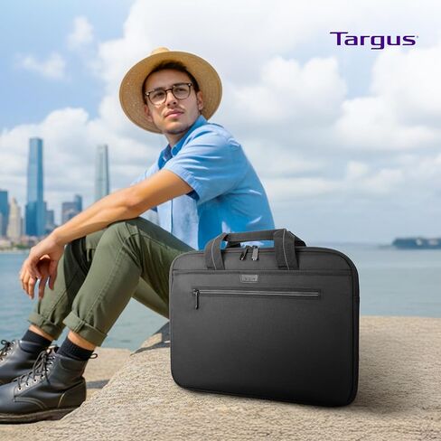 Targus 15-16" Slipskin Sleeve with Hideaway Handles – Slim & Lightweight Laptop Case with Front Zipper Pocket – Padded Protection – Durable Metal Zippers – Fits Laptops Up to 16 Inches - TBS964GL in Kuwait