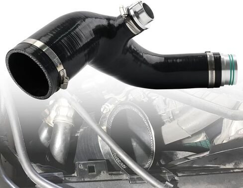 Turbo Inlet Pipe Compatible with BMW 135i 235i 335i 435i 535i N55 3.0T Engine Hybrid Turbo Black Silicone & CNC Aluminum Performance Intake Hose in Saudi Arabia