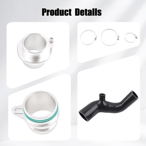 Turbo Inlet Pipe Compatible with BMW 135i 235i 335i 435i 535i N55 3.0T Engine Hybrid Turbo Black Silicone & CNC Aluminum Performance Intake Hose in Saudi Arabia