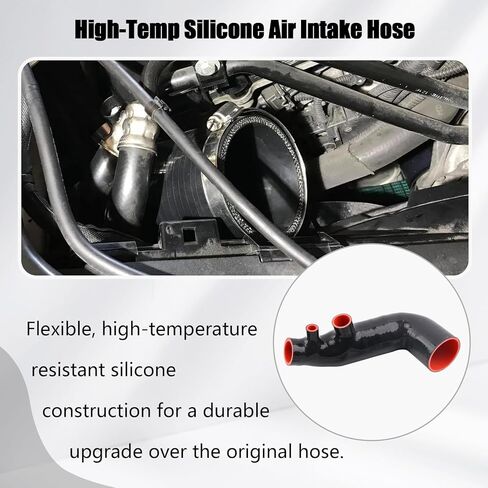 Turbo Inlet Pipe Compatible with BMW 320i 330i B48 2.0T G20 G21 Black Silicone & CNC Aluminum Performance Intake Hose in Saudi Arabia