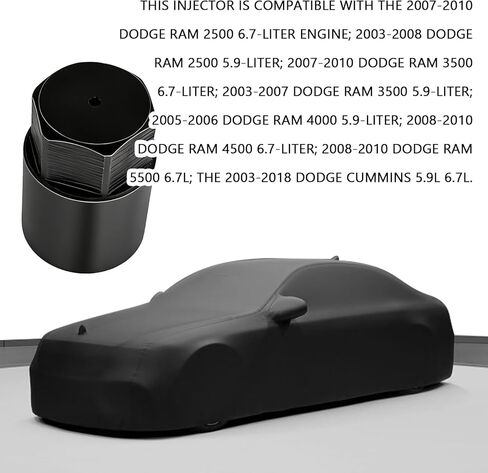 Common Rail Injector Tube Removal Tool for 2003-2018 Cummins 5.9L 6.7L Engine Compatible with Dodge Ram 2500 3500 4000 4500 5500, Diesel Trucks Replaces #933-3401 (Black) in Saudi Arabia