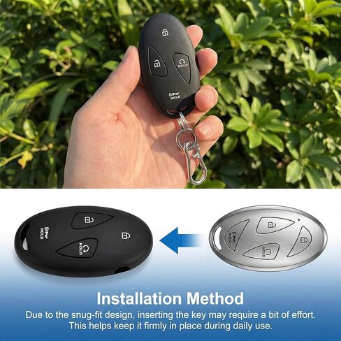 قطعتان من واقي المفاتيح، متوافق مع ملحقات Hyundai 2024 2025 2026 Tucson، حافظة مفاتيح من السيليكون Elantra Santa Fe Kona Sonata 4/5/7 مع سلسلة مفاتيح من سبائك الزنك in Kuwait