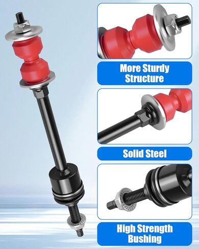 Sway Bar Link Fit for Dodge Ram 1500 4WD 2006-2018 Ram 1500 Classic 2019-2024, Sway Bar End Link Replace K80894 5170290AD 5170290AB, Front Suspension Stabilizer Bar Links 2Pcs in Kuwait
